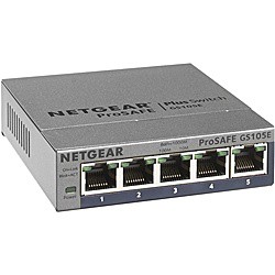 NETGEAR [GS105E-200JPS] GS105E 日本語GUI ギガ5ポート アンマネージプラス