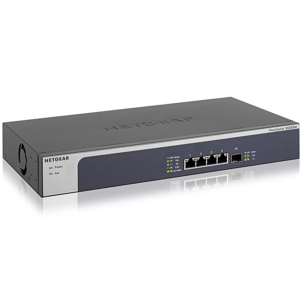 NETGEAR [XS505M-100AJS] XS505M 10Gx4ポート マルチギガ・アンマネージスイッチ