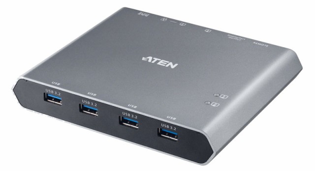 ATEN [US3311] 4K対応 2ポート USB-C KVMスイッチ(DisplayPort/USB-C/USB3.2 ドッキングステーション付き)