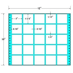 東洋印刷 [MX12R] タックフォームラベル 12インチ×10インチ 25面付(1ケース500折)