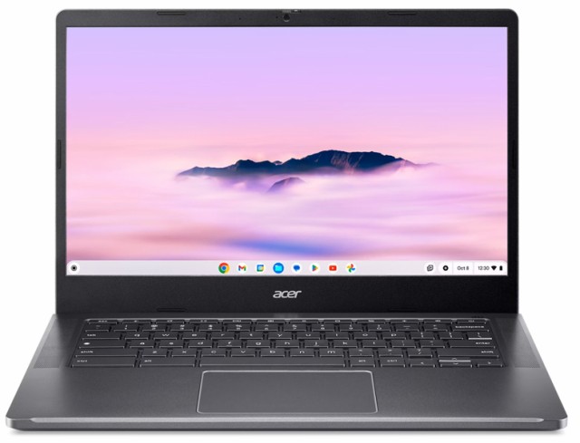 Acer [CB514-4HT-N38Q] Chromebook Plus 514 (Core i3-N305/8GB/128GB SSD/14.0型/ChromeOS/スチールグレイ) [PSE認証済]