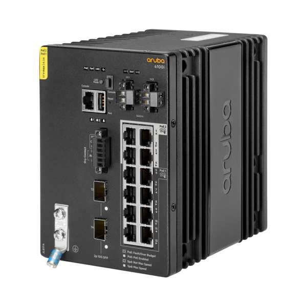 HP [JL817A] Aruba 4100i 12-port 1GbE (8-port Class POE and 4-port