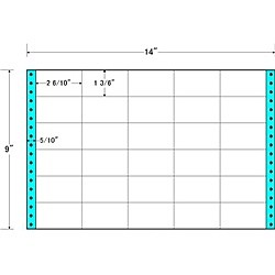 東洋印刷 [M14F] タックフォームラベル 14インチ×9インチ 30面付(1