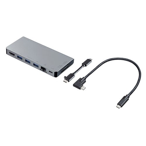 サンワサプライ [USB-3TCH14S2] USB Type-C ドッキングハブ(HDMI・LANポート・カードリーダー搭載)の通販は
