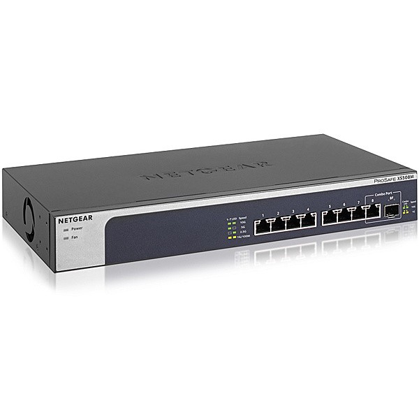 NETGEAR [XS508M-100AJS] XS508M 10Gx8ポート マルチギガ・アンマネージスイッチ