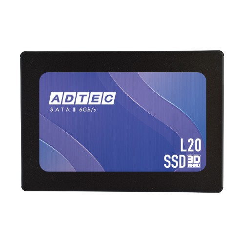 アドテック [AD-L20DS25I-512G] 3D NAND SSD AD-L20Dシリーズ 512GB 3D NAND TLC 2.5inch SATA