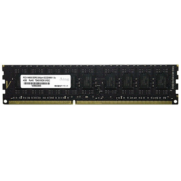 アドテック [ADS14900D-E4G] DDR3-1866 240pin UDIMM ECC 4GB