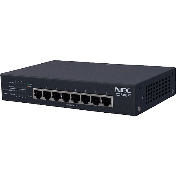 新品】NEC QX-S1116GT-4G インテリジェント 16ポートハブ - PC周辺機器