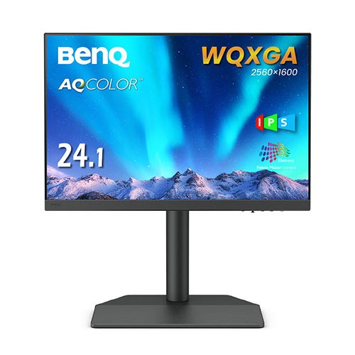 BenQ [SW242Q] カラーマネジメント液晶ディスプレイ 24.1型/2560×1600/HDMI x2、DisplayPort x1、USB Type-C(90W給電) x1… [PSE認証済]