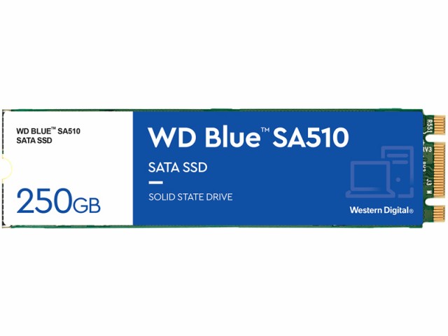 WESTERN DIGITAL [0718037-884691] WD Blue SA510 SATA接続 M.2 SSD 250GB 5年保証 WDS250G3B0B