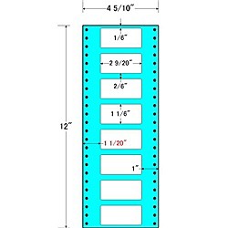 東洋印刷 [MM4D] タックフォームラベル 4 5/10インチ×12インチ 8面付(1ケース1000折)