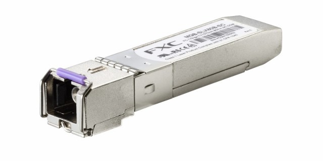 FXC [MGB-SLX80B-SC-ASB5] 1000BASE-LX SMF SC 1芯(80km/TX1570nm) SFP モジュール + 同製品SB5バンドル