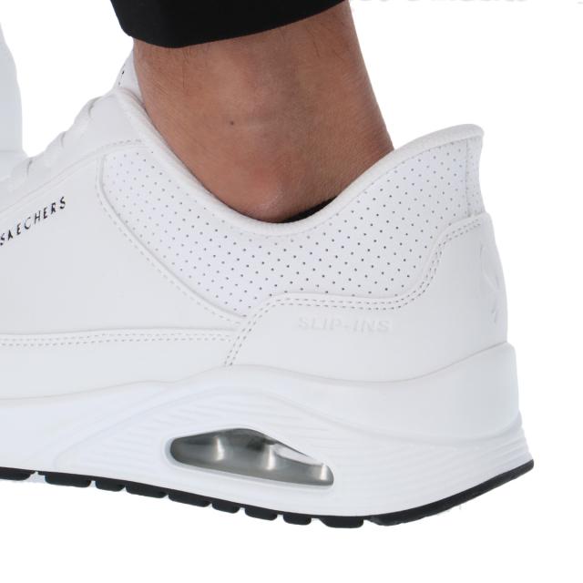 スケッチャーズ シューズ メンズ ブランド SKECHERS ウノバンクシア スリッポン スニーカー 靴 くつ 手を使わず履ける 高齢者 履きやすい スケッチャーズ シューズ メンズ ブランド SKECHERS ウノバンクシア