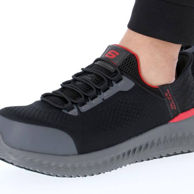 スケッチャーズ シューズ メンズ ブランド SKECHERS ワーク ティリドフェチット CT ローカット ハンズフリー 手を使わず履ける スケッチャーズ シューズ メンズ ブランド SKECHERS ワーク ティリド