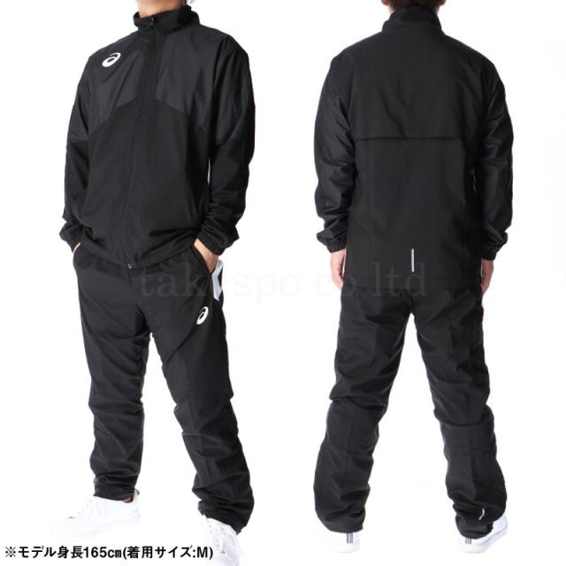 アシックス ウインドブレーカー 上下 メンズ セットアップ ブランド