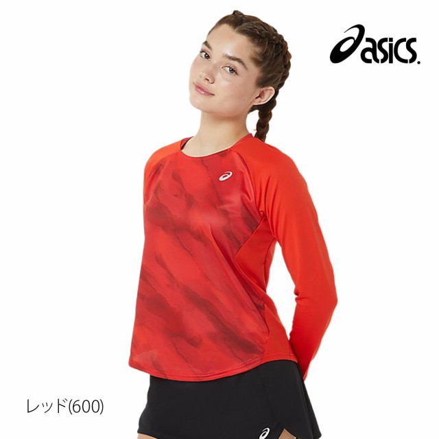 アシックス 長袖Tシャツ レディース 上 asics テニス 練習着