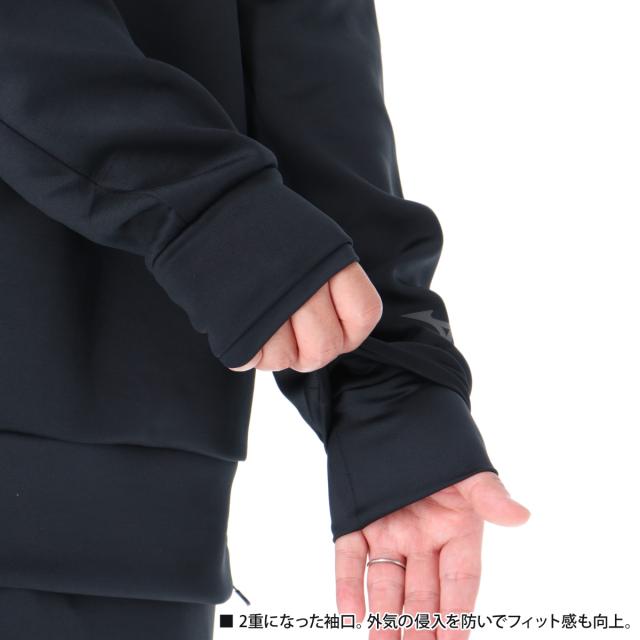 ミズノ スウェット 上下 メンズ セットアップ ブランド Mizuno クルー