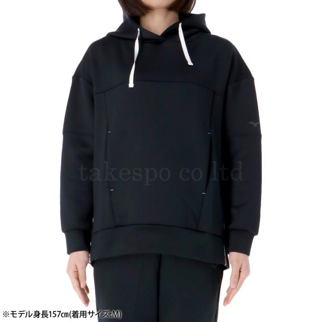 ミズノ スウェットパーカー レディース ブランド Mizuno フード付き