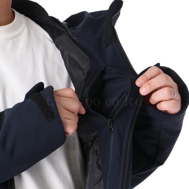 ミズノ 中綿コート メンズ ブランド Mizuno ハーフコート フード付き