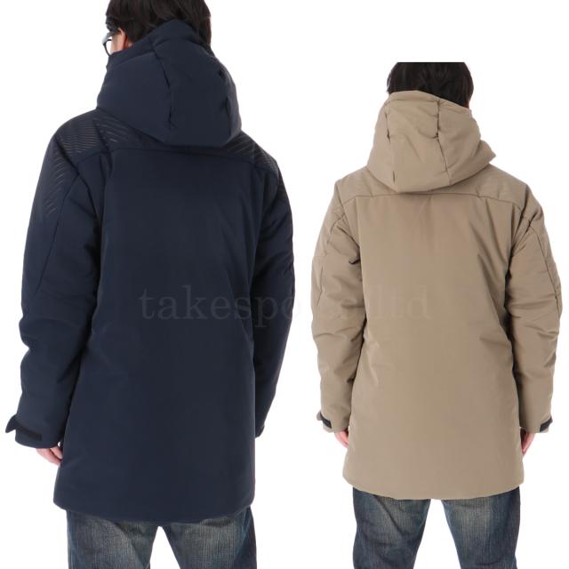 ミズノ 中綿コート メンズ ブランド Mizuno ハーフコート フード付き