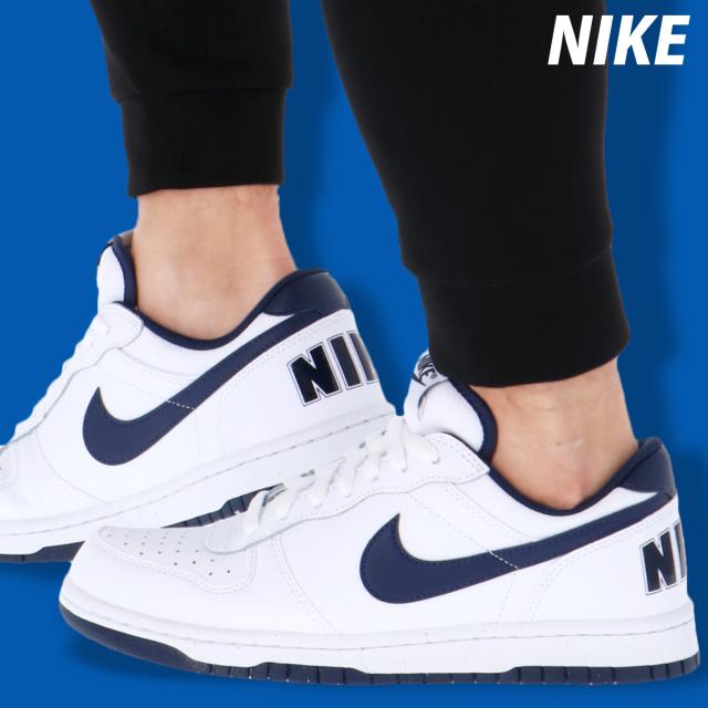 ナイキ シューズ メンズ ブランド NIKE ビッグ LOW ビッグロー ローカット レザー 革 ビッグナイキ 送料無料 新作