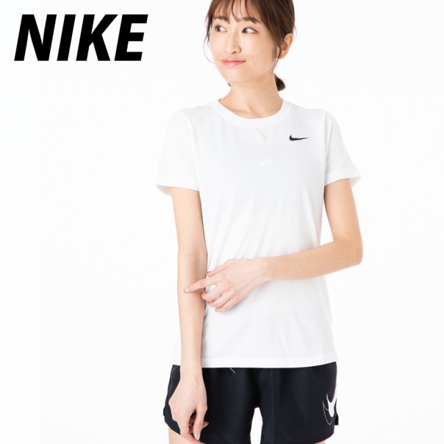 ナイキ Tシャツ 上 レディース Nike 吸汗速乾 ドライ スウッシュ 半袖 Aq3211 Wht 送料無料 ssの通販はau Pay マーケット 限定ジャージのタケスポ