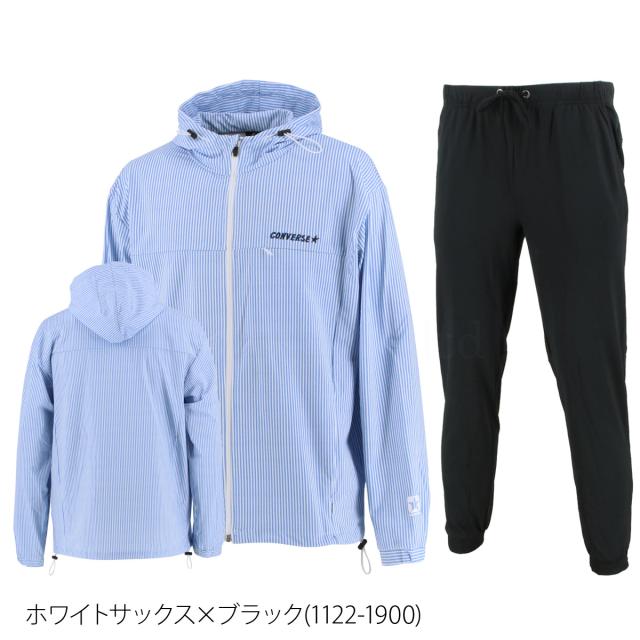 コンバース スウェット 上下 メンズ セットアップ ブランド CONVERSE フード付き 薄手 ストレッチ 吸汗速乾 ドライ UVカット CA221181 コンバース スウェット 上下 メンズ セットアップ ブランド CONVERSE