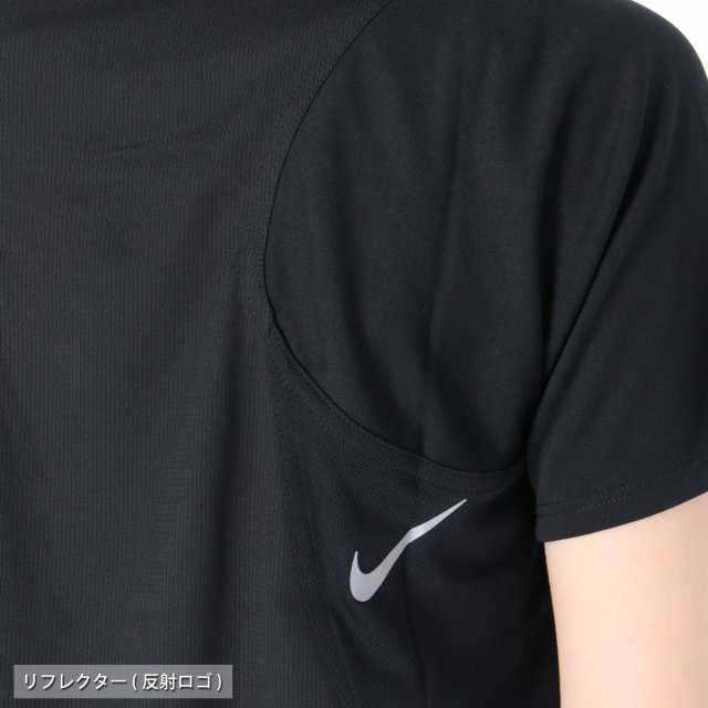 ナイキ Tシャツ レディース 上 NIKE 吸汗 速乾 ドライ 薄手 反射ロゴ