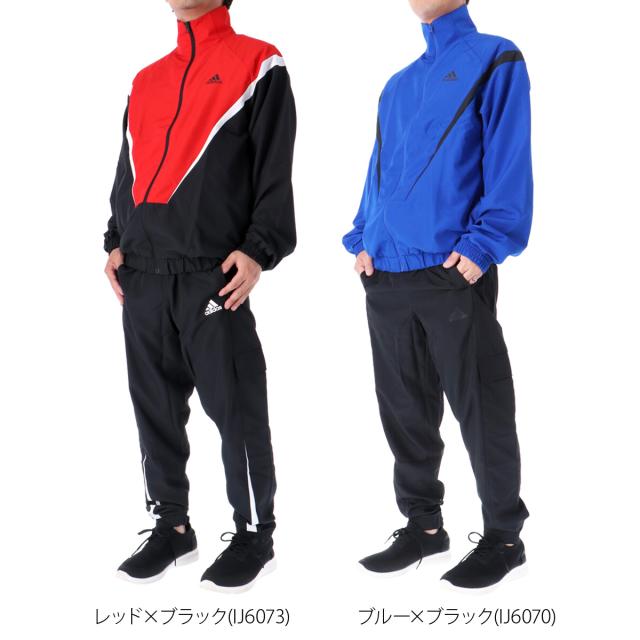 アディダス クロス薄手 ジャージ 上下 メンズ セットアップ