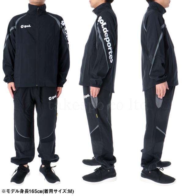 ゴル クロス薄手 ジャージ 上下 メンズ セットアップ ブランド gol