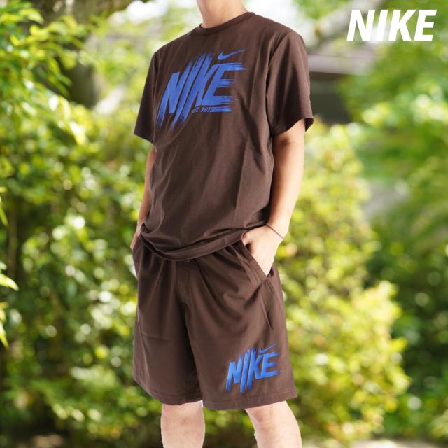 ナイキ Tシャツ ハーフパンツ 上下 メンズ セットアップ ブランド NIKE ドライ 半袖 ランニング ジョギング ヨガ ハイバース HV0382