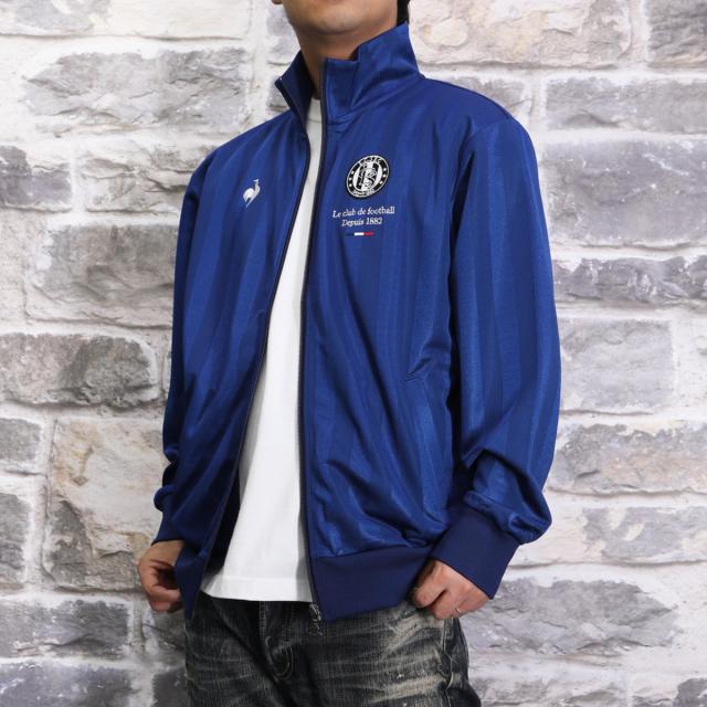 ルコック ゴルフ ダンボール フルジップ ジャケット メンズ Lサイズ ネイビー ルコック ジャージジャケット メンズ ブランド le coq sportif