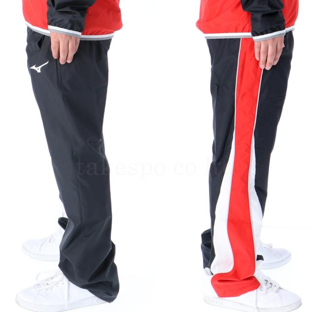 ミズノ クロス薄手 ジャージ 上下 メンズ セットアップ ブランド