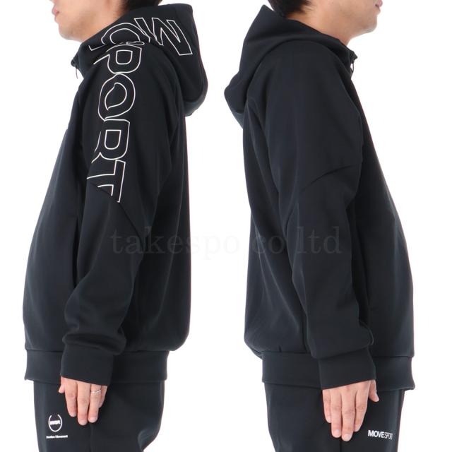ムーブスポーツ デサント スウェット 上下 メンズ セットアップ ブランド MOVESPORT DESCENTE フード付き 吸汗 ストレッチ 防風 S.F.TECH
