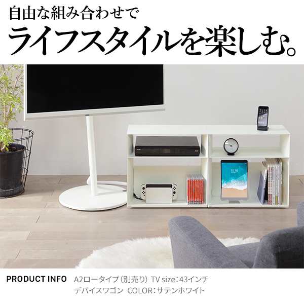 WALLデバイスワゴン A2対応 大型DVDレコーダー BDレコーダー PS5