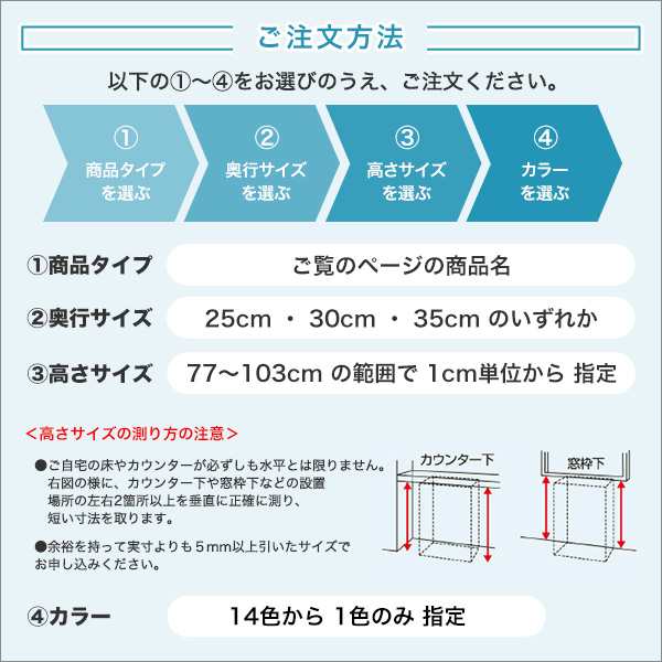 扉シリーズ】セミオーダーカウンター下収納ぴったりくん キャビネット