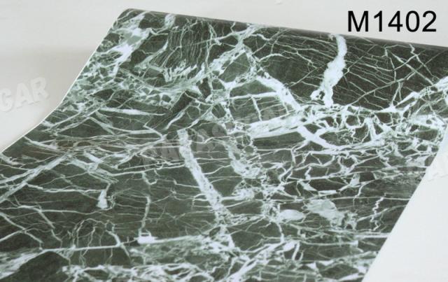 【100m】 m1402 深緑 大理石 壁紙 カッティングシート インテリア リフォーム 多用途 シール タイル ウォールステッカー 石目の通販は