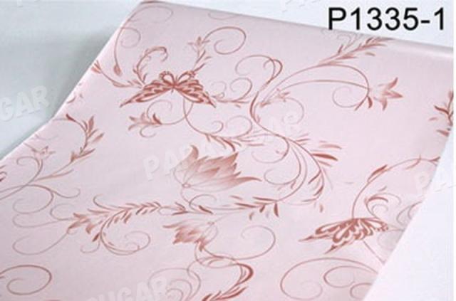 【100m】p1335-1 蝶 葉っぱ 花柄 フラワー 壁紙 シール リフォーム 多用途 ウォールステッカー はがせる リメイクシートの通販は 22,350円