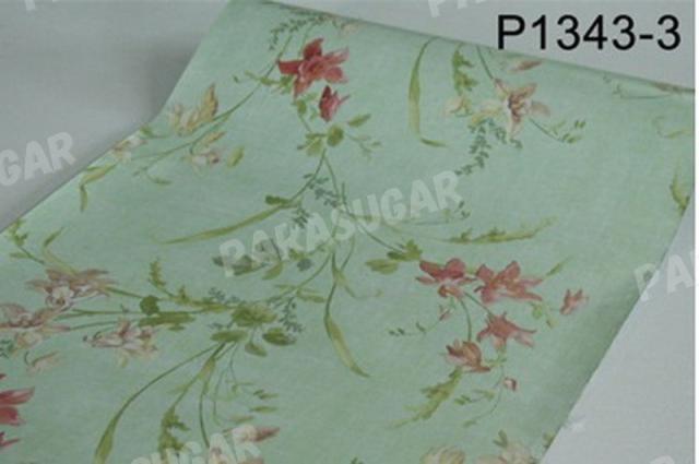 【100m】p1343-グリーン 花柄 フラワー パターン 壁紙 シール リフォーム 多用途 ウォールステッカー はがせる リメイクシートの通販は 29,800円