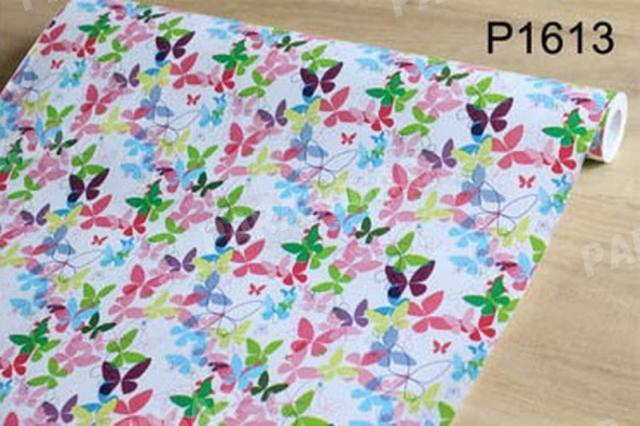 【100m】p1613 フラワー 花柄 パターン 壁紙 シール リフォーム 多用途 ウォールステッカー はがせる リメイクシートの通販は