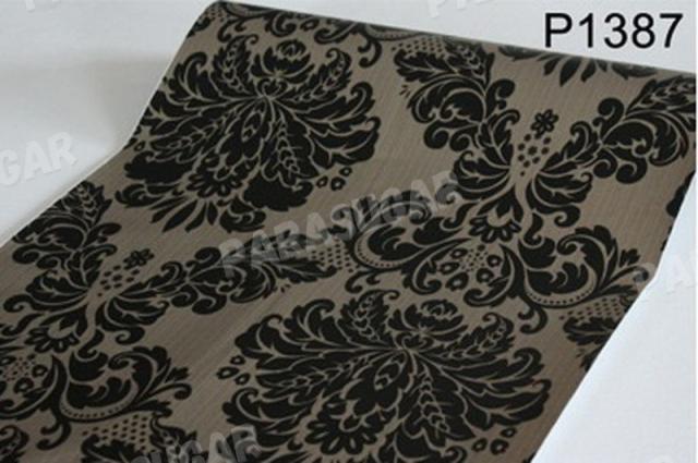 【100m】p1387 ダマスク柄 フラワー 花柄 パターン 壁紙 シール リフォーム 多用途 ウォールステッカー はがせる リメイクシートの通販は
