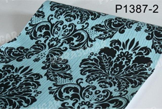 【100m】p1387-2 ダマスク柄 フラワー 花柄 パターン 壁紙 シール リフォーム 多用途 ウォールステッカー はがせる リメイクシートの通販は