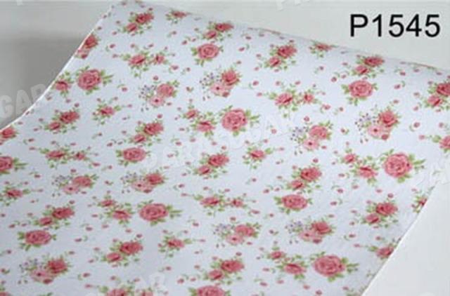 【100m】p1545 フラワー 花柄 パターン 薔薇 壁紙 シール リフォーム 多用途 ウォールステッカー はがせる リメイクシートの通販は 29,800円