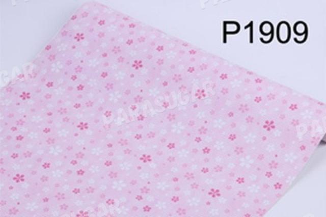 【100m】p1909  フラワー 小花柄 ピンク 壁紙 シール リフォーム 多用途 ウォールステッカー はがせる リメイクシートの通販は 29,800円