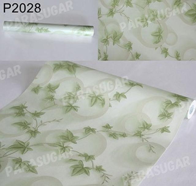 【100m】p2028 葉っぱ フラワー パターン 壁紙 シール リフォーム 多用途 ウォールステッカー はがせる リメイクシートの通販は 29,800円