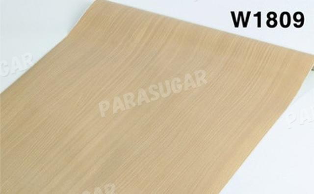 業務用 【 100m 】木目調 白木 ベージュ w1809 壁紙シール アンティーク 木目 リメイクシート 板 柄 ウォールステッカー 防水 45cm×100m はがせるタイプの通販は 29,800円