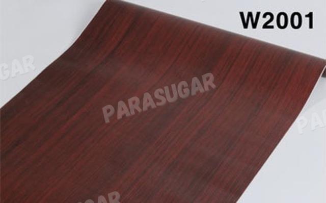 業務用 【 100m 】木目調 赤茶 w2001 壁紙シール アンティーク 木目 リメイクシート 板 柄 ウォールステッカー 防水 45cm×100m はがせるタイプの通販は 22,350円