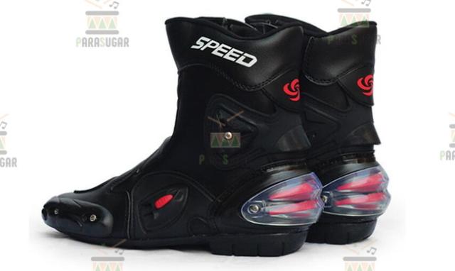 レーシングブーツ 118  ブラック 26.5cm バイクブーツ 防水 ライディングシューズ ロング ライダーブーツ バイク ライダー