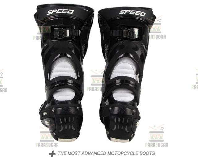 レーシングブーツ 120  ホワイト 27.5cm バイクブーツ 防水 ライディングシューズ ロング ライダーブーツ バイク ライダー