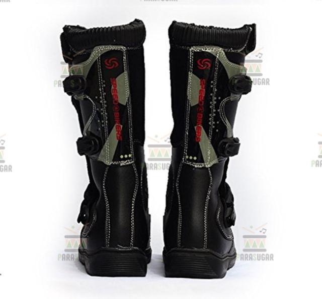 レーシングブーツ 116  ブラック 27.0cm バイクブーツ 防水 ライディングシューズ ロング ライダーブーツ バイク ライダー